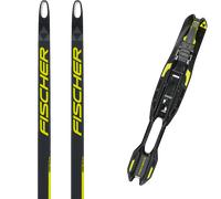 Pack sci di fondo Fischer Carbonlite Skate Jr 25 + Attacchi Sci - Nero / Giallo - Größe 141 - 2025