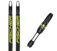 Pack sci di fondo Fischer Carbonlite Skate Plus Medium 25 + Attacchi Sci - Nero / Giallo - Größe 181 - 2025