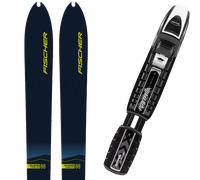 Pack sci di fondo Fischer Excursion 88 Crown/dual-skin Xtralite Blue/yellow 25 + Attacchi Sci - Blu / Giallo - Größe 189 - 2025