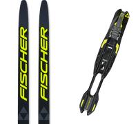 Pack sci di fondo Fischer Speedmax 80 Skate Jr Black/yellow 26 + Attacchi Sci - Nero - Größe 151 - 2026