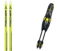Pack sci di fondo Fischer Speedmax Helium Skate Cold Stiff Yellow 25 + Attacchi Sci - Giallo - Größe 186 - 2025