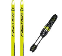 Pack sci di fondo Fischer Speedmax Helium Skate Plus Medium 25 + Attacchi Sci - Giallo / Nero - Größe 176 - 2025