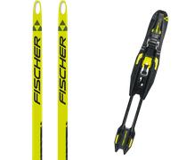 Pack sci di fondo Fischer Speedmax Helium Skate Plus Stiff 25 + Attacchi Sci - Giallo / Nero - Größe 191 - 2025