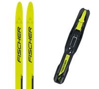 Pack sci di fondo Fischer Sprint Skin 25 + Attacchi Sci - Giallo / Nero - Größe 120 - 2025