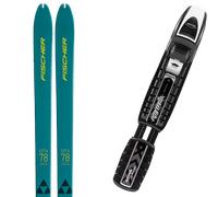 Pack sci di fondo Fischer Traverse 78 Crown 24 + Attacchi Sci - Blu / Giallo - Größe 179 - 2024