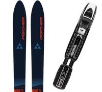 Pack sci di fondo Fischer Traverse 78 Crown/skin Xtralite Blue/red 25 + Attacchi Sci - Blu / Rosso - Größe 169 - 2025