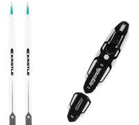 Pack sci di fondo Kästle Xp30 Classic Skin Medium 23 + Attacchi Sci - Bianco / Nero / Verde - Größe 180 - 2023