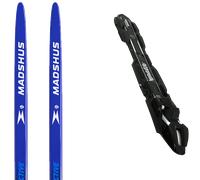 Pack sci di fondo Madshus Active Skate Jr 26 + Attacchi Sci - Blu / Nero - Größe 127 - 2026