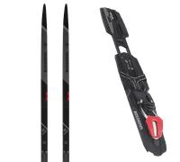 Pack sci di fondo Rossignol Delta Comp R-skin 25 + Attacchi Sci - Grigio / Nero / Rosso - Größe 198 - 2025