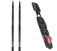 Pack sci di fondo Rossignol Delta Course R-skin 25 + Attacchi Sci - Grigio / Nero - Größe 198 - 2025