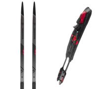 Pack sci di fondo Rossignol Delta Course R-skin 25 + Attacchi Sci - Grigio / Nero - Größe 203 - 2025