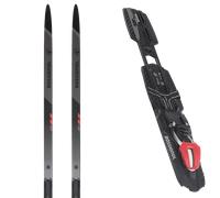 Pack sci di fondo Rossignol Delta Course Skating 25 + Attacchi Sci - Grigio / Nero - Größe 192 - 2025