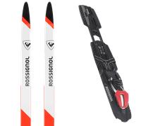 Pack sci di fondo Rossignol Delta Skate 25 + Attacchi Sci - Bianco / Rosso / Nero - Größe 186 - 2025