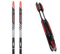 Pack sci di fondo Rossignol Speed R-skin Ss 24 + Attacchi Sci - Rosso / Grigio / Nero - Größe 110 - 2024