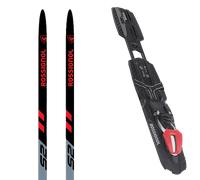 Pack sci di fondo Rossignol X-ium Skating Premium+ S2 Stiff Black/red 26 + Attacchi Sci - Nero / Grigio / Rosso - Größe 183 - 2026