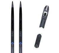 Pack sci di fondo Salomon Rc10 Eskin Med + Prolink Shift Classic 25 - Nero / Grigio / Blu - Größe 196 - 2025