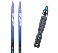 Pack sci di fondo Salomon Rs Junior + Prolink Race Jr Sk Blue Black 26 - Blu / Bianco / Nero - Größe 131 - 2026