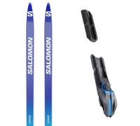Pack sci di fondo Salomon S/race Eskin Junior + Prolink Shift Jr Cl Blue/black/white 25 - Blu / Bianco / Nero - Größe 167 - 2025