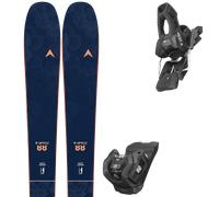 Pack sci Dynastar E-cross 88 24 + Attacchi Sci - Blu / Rosa - Größe 167 - 2024