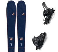 Pack sci Dynastar E-cross 88 25 + Attacchi Sci - Blu / Arancione - Größe 175 - 2025