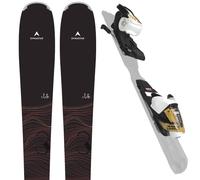 Pack sci Dynastar E Lite 3 + Xpress W 11 Gw Black/white/gold 24 - Nero / Marrone - Größe 148 - 2024