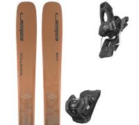 Pack sci Elan Ripstick 108 Grey/orange 26 + Attacchi Sci - Marrone / Nero - Größe 182 - 2026