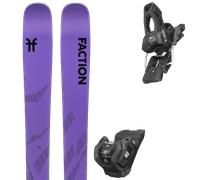 Pack sci alpinismo Faction Agent 2x 24 + Attacchi Sci - Viola / Nero - Größe 163 - 2024