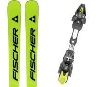 Pack sci Fischer Rc4 Worldcup Gs W 25 + Attacchi Sci - Giallo / Nero - Größe 188 - 2025