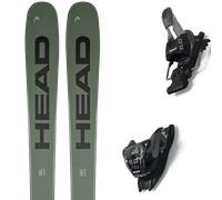 Pack sci alpinismo Head Kore 91 W 24 + Attacchi Sci - Verde / Nero - Größe 163 - 2024