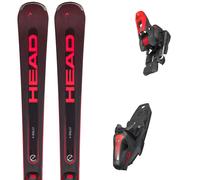 Pack sci Head Supershape E-rally + Prd 12 Gw 24 - Nero / Rosso - Größe 163 - 2024