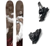 Pack sci Icelantic Nomad 95 24 + Attacchi Sci - Marrone / Nero / Bianco - Größe 186 - 2024