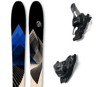 Pack sci Icelantic Pioneer X 25 + Attacchi Sci - Beige / Nero / Blu - Größe 174 - 2025