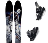 Pack sci Icelantic Shaman 99 25 + Attacchi Sci - Nero / Bianco - Größe 176 - 2025