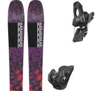 Pack sci alpinismo K2 Mindbender 99ti W 23 + Attacchi Sci - Rosso / Viola / Grigio - Größe 160 - 2023