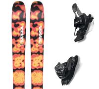 Pack sci K2 Omen 85 25 + Attacchi Sci - Arancione / Giallo / Nero - Größe 159 - 2025