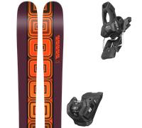 Pack sci K2 Omen 90 W 25 + Attacchi Sci - Marrone / Arancione / Nero - Größe 159 - 2025