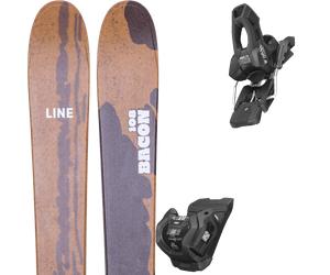 Pack sci Line Bacon 108 Brown 26 + Attacchi Sci - Marrone - Größe 178 - 2026