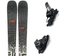 Pack sci Line Blend 24 + Attacchi Sci - Bianco / Nero - Größe 185 - 2024