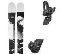 Pack sci Line Blend Black/white/red 25 + Attacchi Sci - Bianco / Nero / Grigio - Größe 178 - 2025