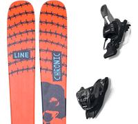 Pack sci Line Chronic 94 Red/black 26 + Attacchi Sci - Arancione / Nero - Größe 164 - 2026