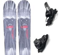 Pack sci Line Honey Badger Grey/red 26 + Attacchi Sci - Grigio - Größe 166 - 2026