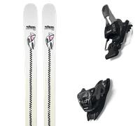 Pack sci Line Honey Badger Tbl Black/white/pink 25 + Attacchi Sci - Bianco / Grigio - Größe 155 - 2025