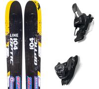 Pack sci Line Optic 104 Black/multi 26 + Attacchi Sci - Nero / Multicolore - Größe 190 - 2026