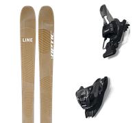 Pack sci Line Optic 88 Beige/yellow 25 + Attacchi Sci - Marrone / Bianco - Größe 170 - 2025