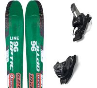 Pack sci alpinismo Line Optic 96 Green/multi 26 + Attacchi Sci - Verde / Arancione / Bianco - Größe 184 - 2026