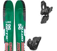Pack sci alpinismo Line Optic 96 Green/multi 26 + Attacchi Sci - Verde / Arancione / Bianco - Größe 184 - 2026