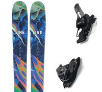 Pack sci Line Pandora 104 24 + Attacchi Sci - Blu / Multicolore - Größe 172 - 2024