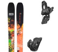 Pack sci Line Pandora 106 Black/red 25 + Attacchi Sci - Nero / Arancione / Verde - Größe 176 - 2025