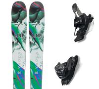 Pack sci Line Pandora 84 24 + Attacchi Sci - Verde / Grigio / Nero - Größe 158 - 2024