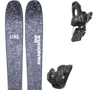Pack sci alpinismo Line Pandora 92 Grey/red/yellow 26 + Attacchi Sci - Grigio / Bianco / Arancione - Größe 182 - 2026